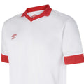 White-Vermillion - Side - Umbro Mens Tempest Jersey