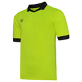 Safety Yellow-Carbon - Front - Umbro Mens Tempest Jersey