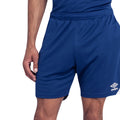 Royal Blue-White - Side - Umbro Mens Total Training Shorts