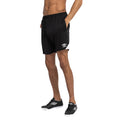 Black-White - Side - Umbro Mens Total Training Shorts