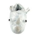 Grey - Back - Slumberzzz Mens Rhino Slippers