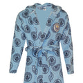 Sky Blue - Back - Manchester City FC Mens Logo Bathrobe