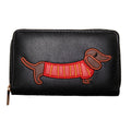 Black - Front - Coastal Sausage Dog Purse