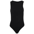 Black - Back - Brave Soul Womens-Ladies Scoop Neck Racer Back Bodysuit