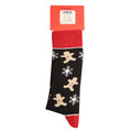 Gingerbread - Back - Festive Fun Mens Novelty Socks