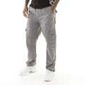 Dark Grey - Front - Brave Soul Mens Bret Cargo Trousers