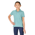 Dusty Turquoise - Front - Dublin Childrens-Kids Darcy Short-Sleeved Polo Shirt