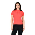 Bittersweet Red - Front - Weatherbeeta Womens-Ladies Rome Short-Sleeved Riding Top