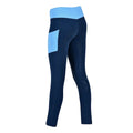 Naval Academy-Coastal Blue - Back - Dublin Childrens-Kids Everyday Horse Riding Tights