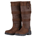 Brown - Back - Dublin Womens-Ladies Leather Country Boots