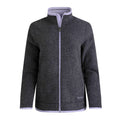 Washed Black - Front - Weird Fish Womens-Ladies Ariana Grid Eco Friendly Full Zip Fleece Jacket