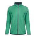 Grass Green - Front - Weird Fish Womens-Ladies Ariana Grid Eco Friendly Full Zip Fleece Jacket