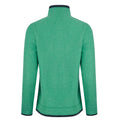 Grass Green - Back - Weird Fish Womens-Ladies Ariana Grid Eco Friendly Full Zip Fleece Jacket