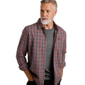 Nut - Side - Weird Fish Mens Lando Checked Long-Sleeved Shirt