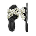 Black - Lifestyle - Where´s That From Womens-Ladies Eve Pearl Flat Heel Sliders