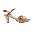 Gold - Front - Where´s That From Womens-Ladies Stormi Buckle Low Heel Sandals