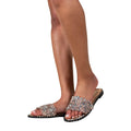 Rose Gold - Front - Where´s That From Womens-Ladies Belle Sparkle Diamante Flat Sliders