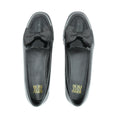 Black Patent - Side - Where´s That From Womens-Ladies Alpha Bow Slip-on Loafers