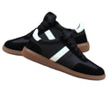 Black - Back - Where´s That From Womens-Ladies Pace Contrast Panel Gum Sole Lace Up Trainers