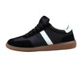 Black - Side - Where´s That From Womens-Ladies Pace Contrast Panel Gum Sole Lace Up Trainers