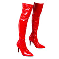 Red - Front - Where´s That From Womens-Ladies Lexi Stiletto Heel Knee-High Boots