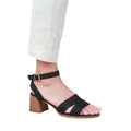 Black - Front - Where´s That From Womens-Ladies Mona Strappy Platform High Heels