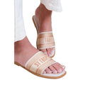 Cream - Lifestyle - Where´s That From Womens-Ladies Candour Textile Slip-on Flip Flops