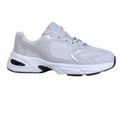 Silver-Grey - Front - Where´s That From Womens-Ladies Echo Mesh Lace Up Trainers