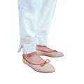 Beige - Front - Where´s That From Womens-Ladies Dawn Woven Bow Detail Ballerina Flats