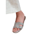 Silver - Front - Where´s That From Womens-Ladies Mircle Diamante Sliders