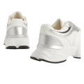 White-Silver - Back - Where´s That From Womens-Ladies Hoops Mesh Trainers