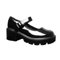 Black - Front - Where´s That From Womens-Ladies Rylee Retro Block Heel Mary Janes