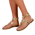 Nude - Back - Where´s That From Womens-Ladies Sharyn Studded Ankle Strap Sandals