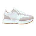 Light Grey - Front - Where´s That From Womens-Ladies Metro Suede Running Trainers