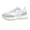 Light Grey - Side - Where´s That From Womens-Ladies Metro Suede Running Trainers