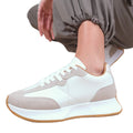 Light Grey - Lifestyle - Where´s That From Womens-Ladies Metro Suede Running Trainers