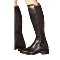 Black - Back - Where´s That From Womens-Ladies Parker Suede Side Zip Knee-High Boots