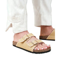 Khaki - Back - Where´s That From Womens-Ladies Sunset Double Strap Flat Sandals