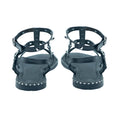 Black - Back - Where´s That From Womens-Ladies Natalia Studded PU Gladiator Sandals