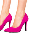 Hot Pink - Back - Where´s That From Womens-Ladies Leah Suede High Heel Pumps