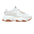 Cream - Front - Where´s That From Womens-Ladies Downtown PU Chunky Sole Trainers