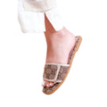 Beige - Front - Where´s That From Womens-Ladies Mirage Faux Leather Single Strap Sliders