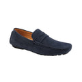 Blue - Front - Where´s That From Mens Alex Suede Driving Shoes