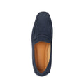 Blue - Side - Where´s That From Mens Alex Suede Driving Shoes