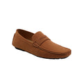 Camel - Front - Where´s That From Mens Alex Suede Driving Shoes