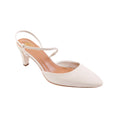 Cream - Front - Where´s That From Womens-Ladies Kansas Sling Back Wide High Heels