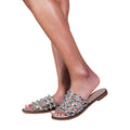 Natural Snake - Back - Where´s That From Womens-Ladies Kelly Studded Sliders