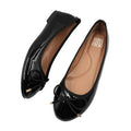 Black Patent - Side - Where´s That From Childrens-Kids Truth Patent Slip-on Ballerina Flats