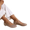 Nude - Back - Where´s That From Womens-Ladies Tennessee Diamante Adjustable Strap Pumps