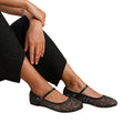 Black - Front - Where´s That From Womens-Ladies Tennessee Diamante Adjustable Strap Pumps